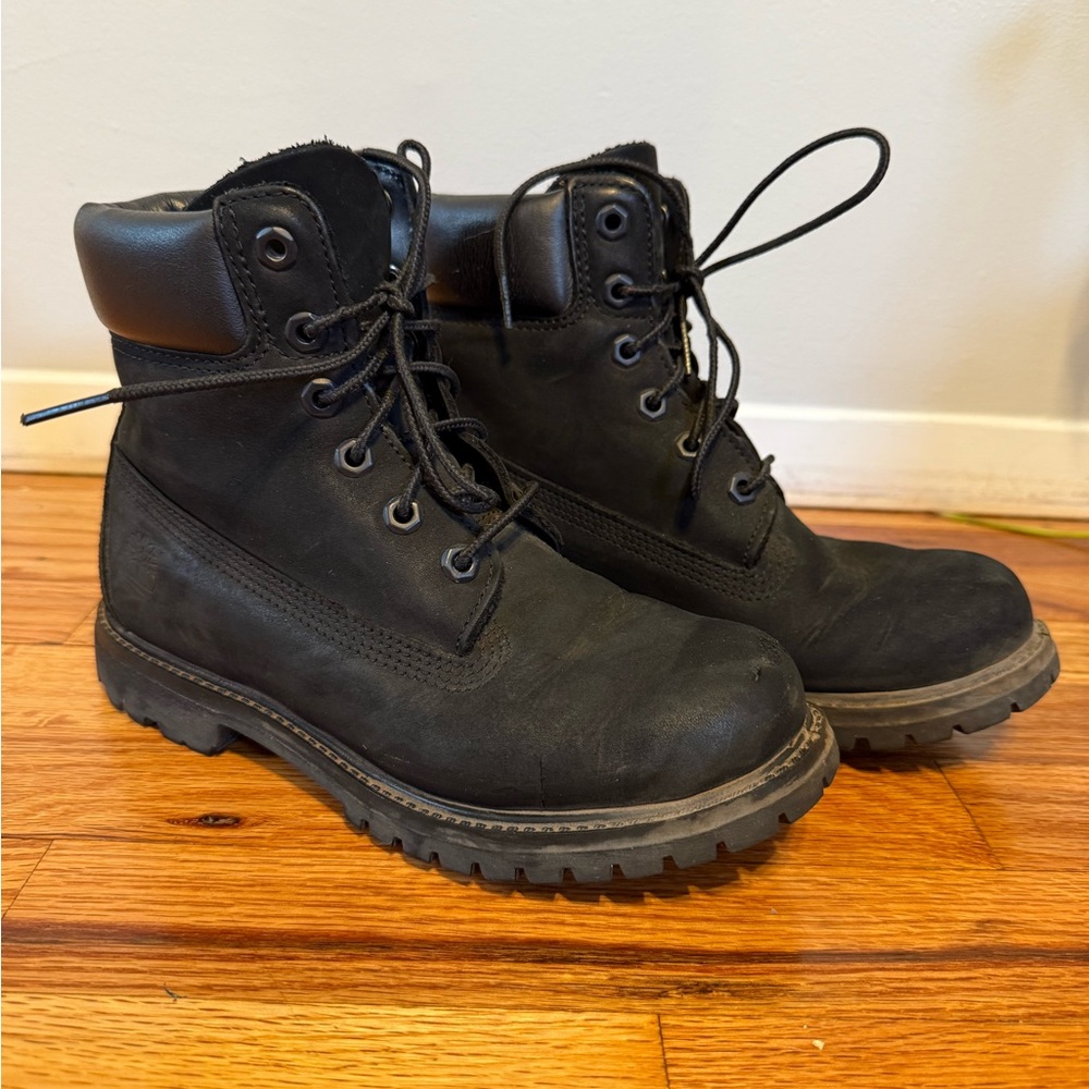 Timberland Women’s Black Work Boot Sz 7